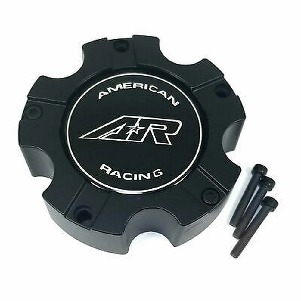American Racing M563MBAR matte black wheel center cap for part-number identification