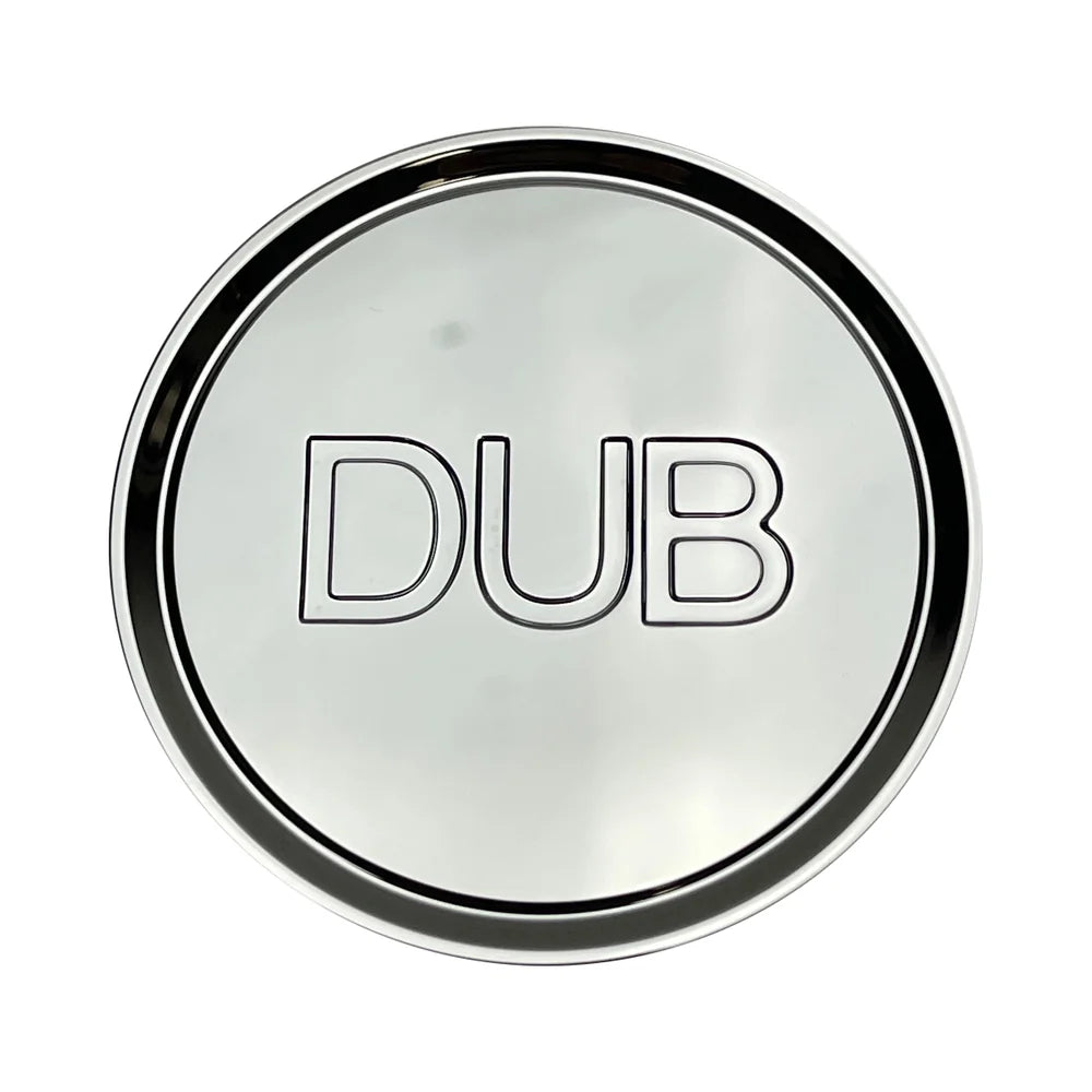 DUB 1004-04-04P chrome wheel center cap featured in the single-cap versus set-of-four guide