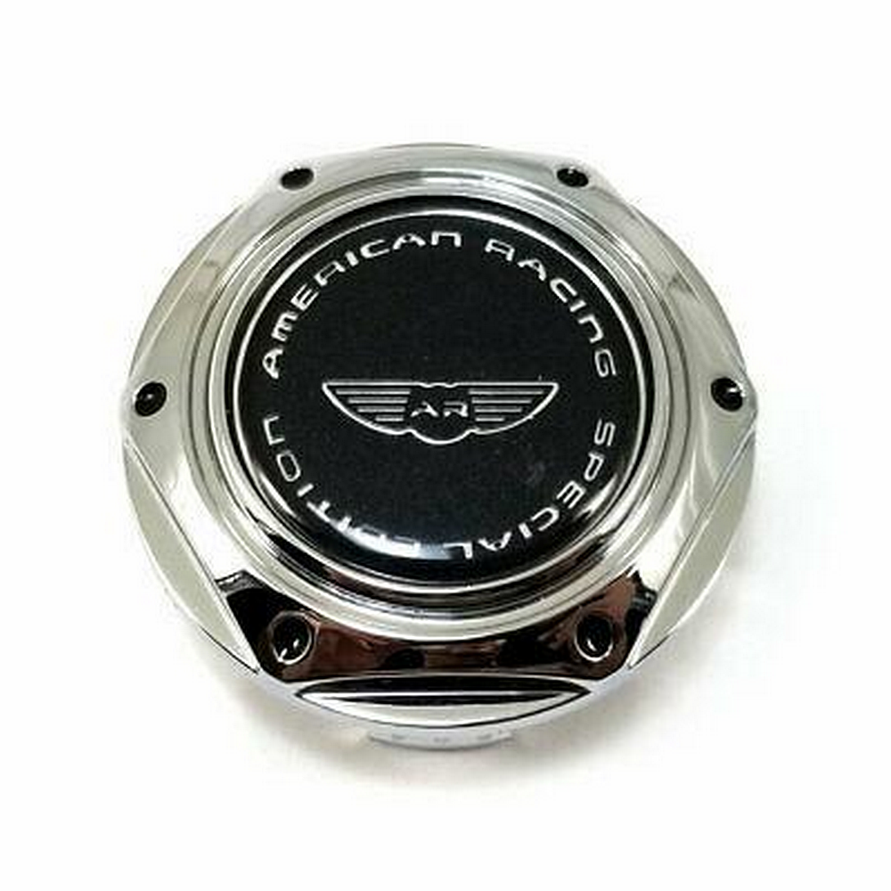 American Racing Chrome wheel center cap, part 1258100011