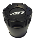 American Racing Satin Black wheel center cap, part 1425006016