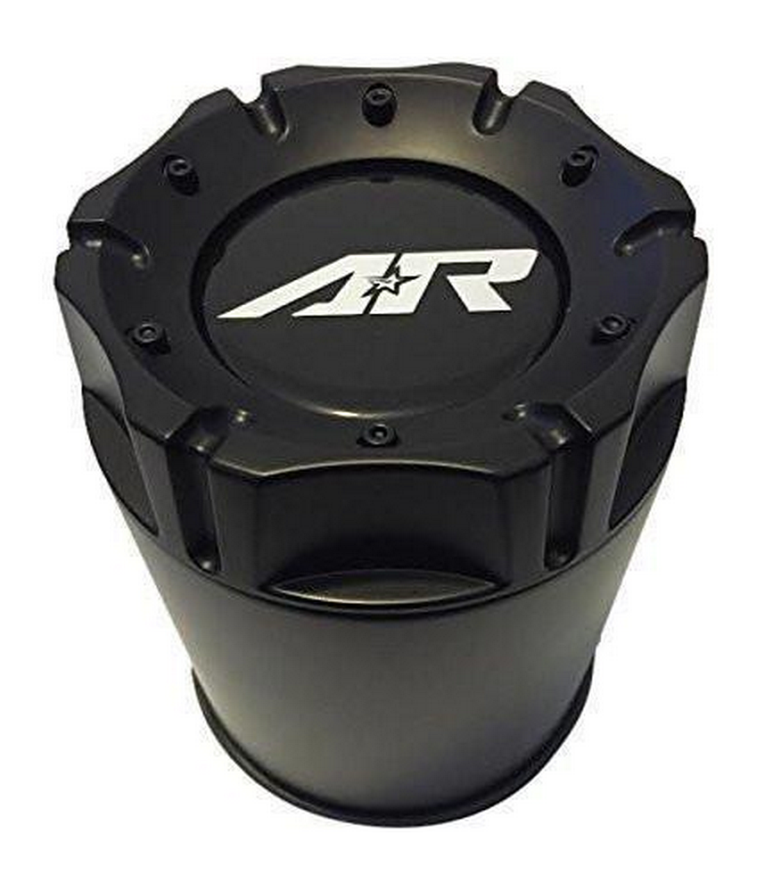 American Racing Satin Black wheel center cap, part 1425006016