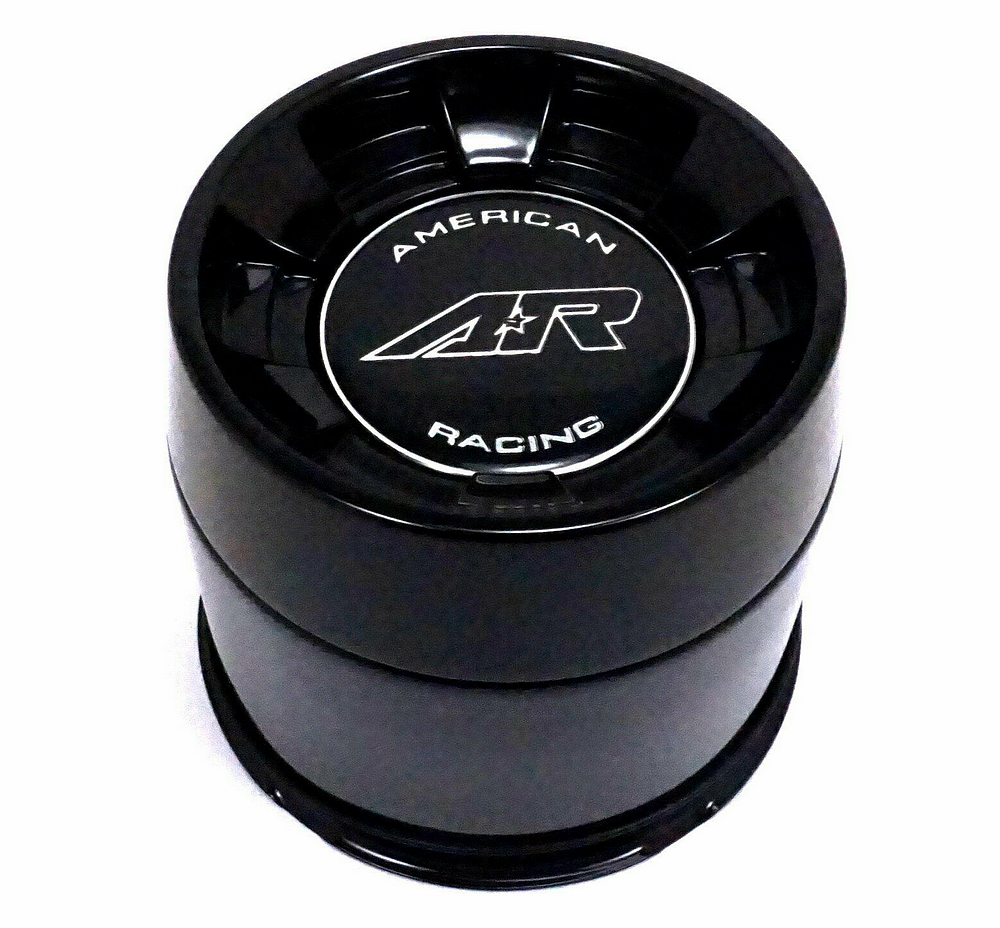 American Racing Black wheel center cap, part 1441003919