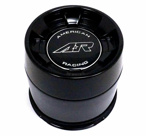 American Racing Black wheel center cap, part 1441003919