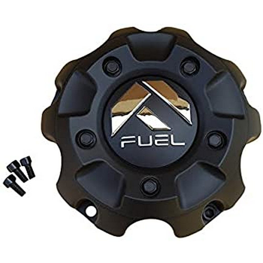 Fuel Black wheel center cap, part 1001-57B