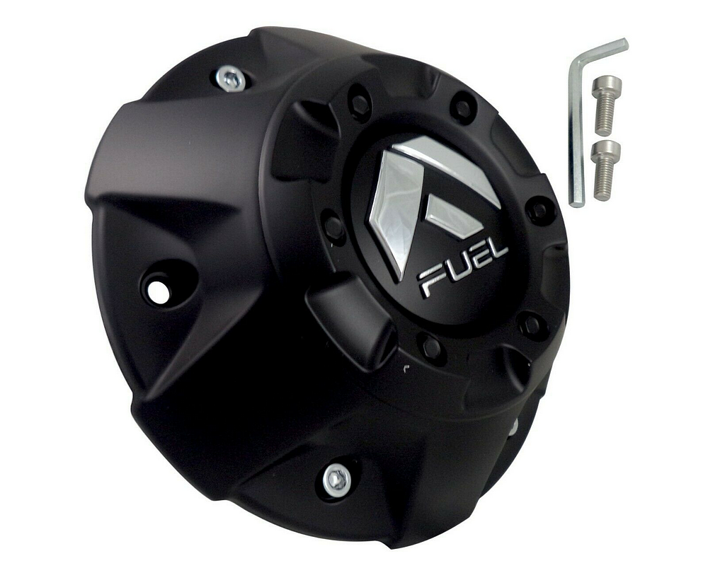 Fuel Matte Black wheel center cap, part 1002-50B