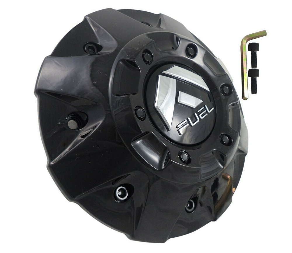 Fuel Gloss Black wheel center cap, part 1002-50GBR
