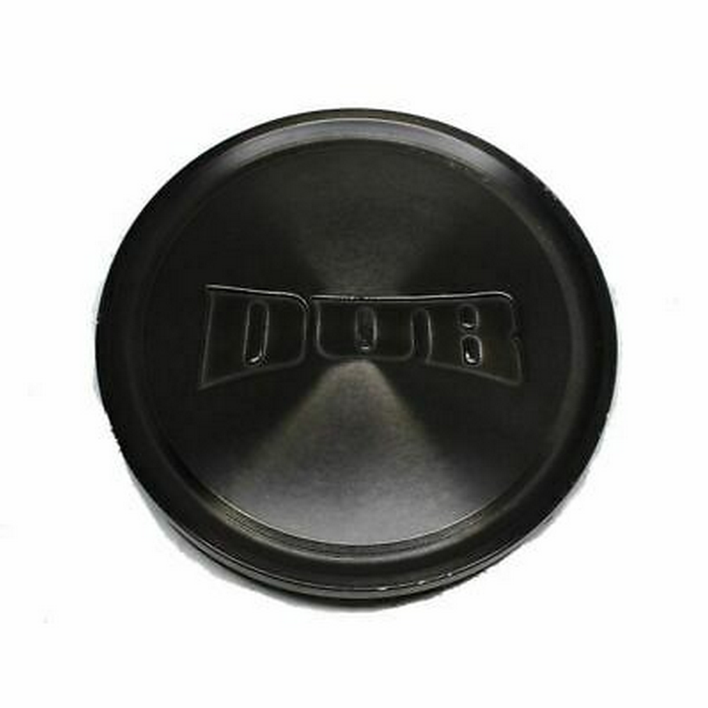 DUB Matte Black wheel center cap, part 1003-06-04MB