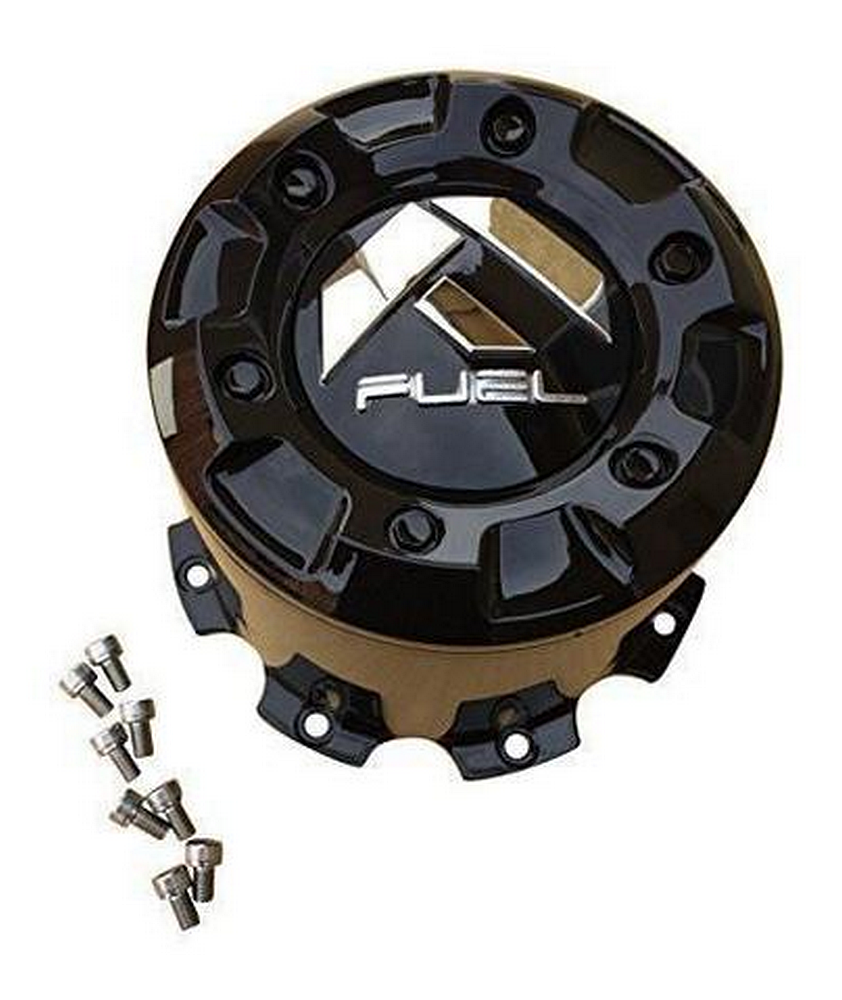 Pre-owned Fuel Gloss Black wheel center cap, part 1003-28GB