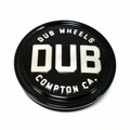 DUB Gloss Black wheel center cap, part 1003-95-04GB
