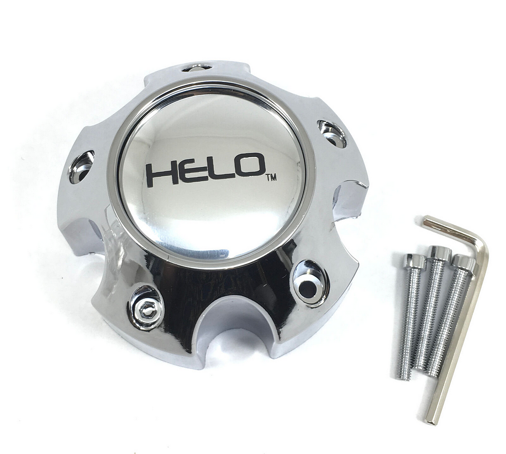 Helo Chrome wheel center cap, part 1079L121HE1C