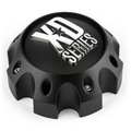 Pre-owned KMC XD Series Matte Black wheel center cap, part 1079L140MB