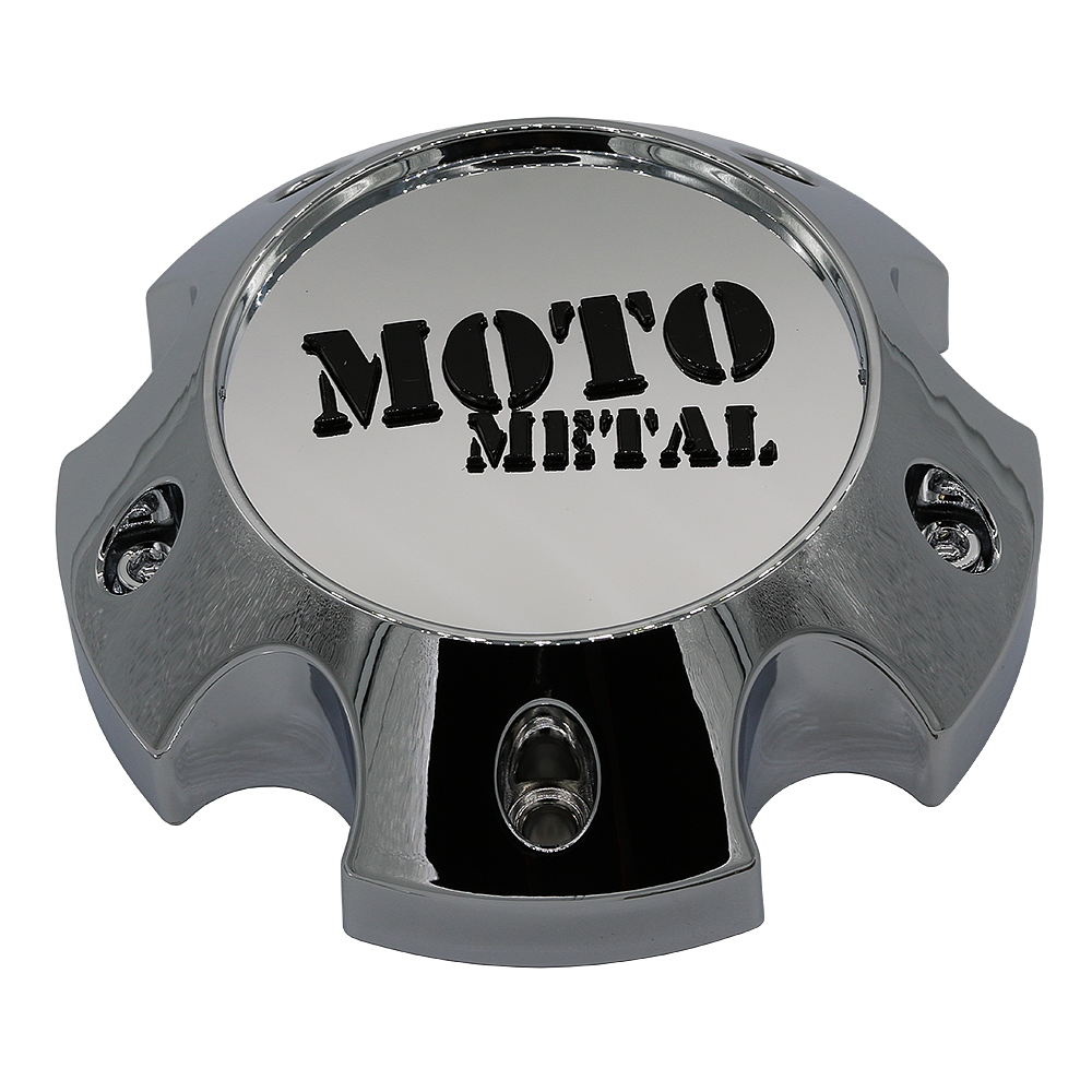 Moto Metal Chrome wheel center cap, part 1079L145AMO3CH-H42