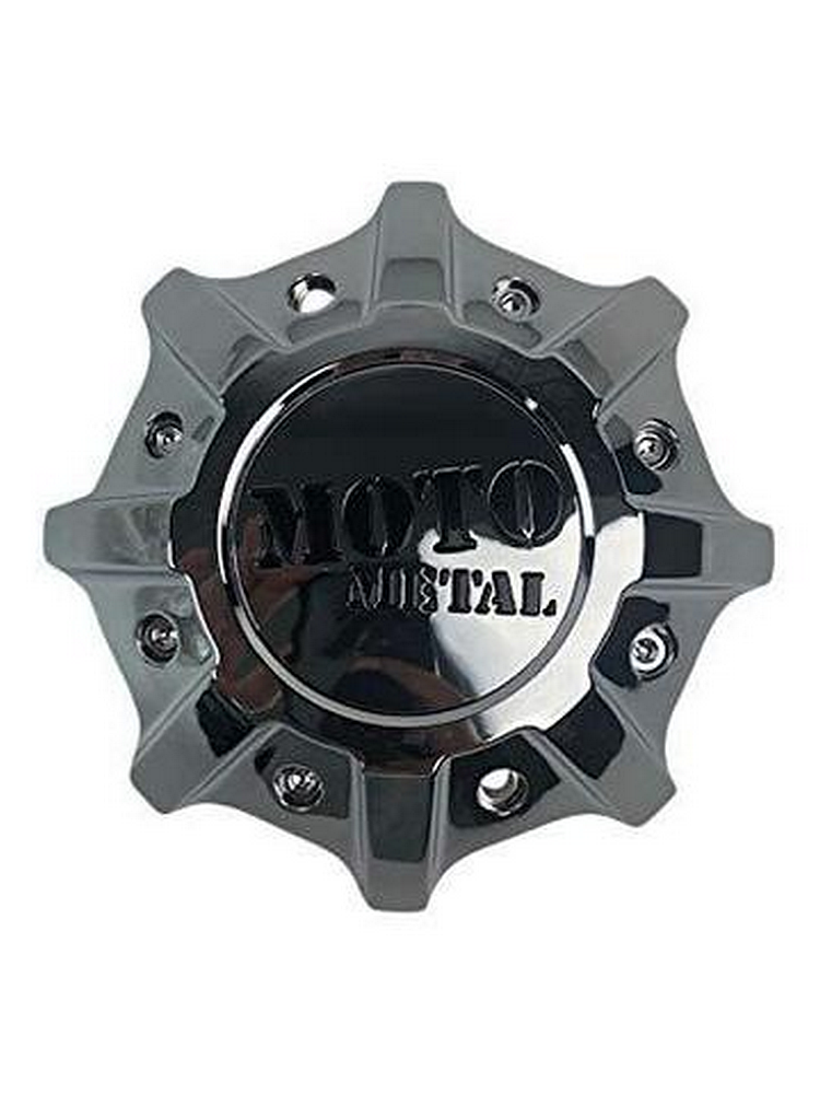 Moto Metal Gloss Black wheel center cap, part 1079L170MO4CH-H50