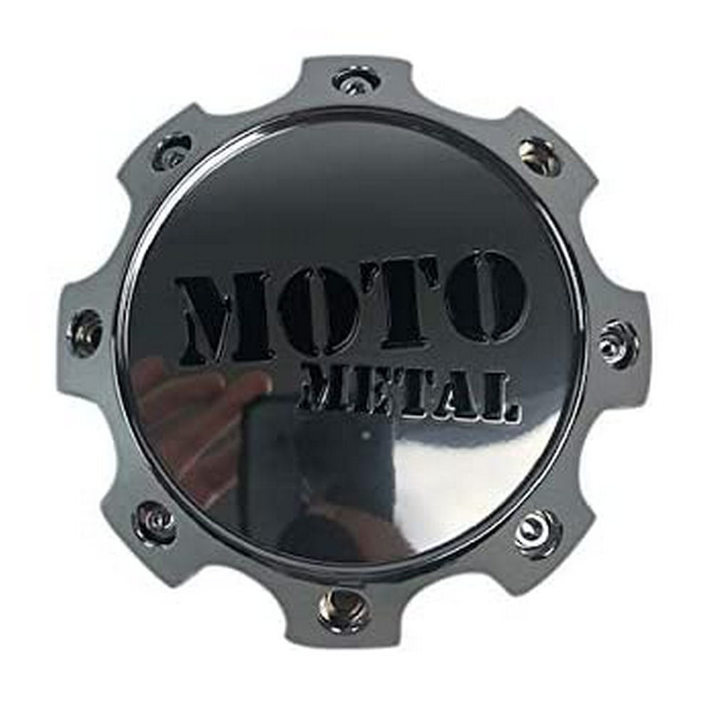 Moto Metal Gloss Black wheel center cap, part 1079L170MO4CH-H62