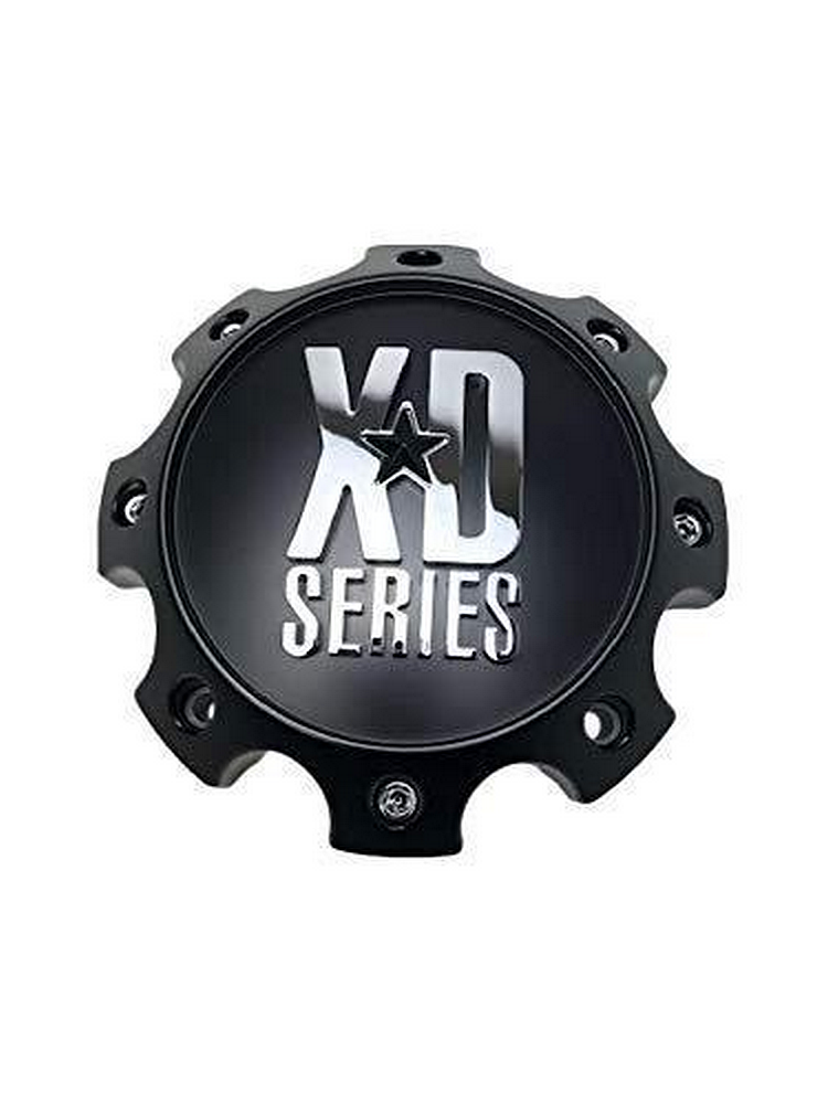 XD Satin Black wheel center cap, part 1079L170SB-H42