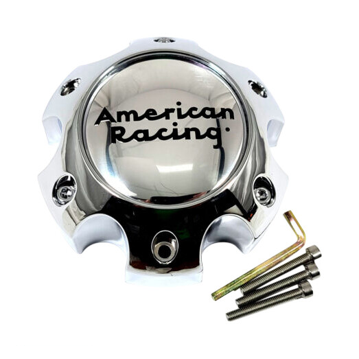 American Racing Chrome wheel center cap, part 1079L145-C2