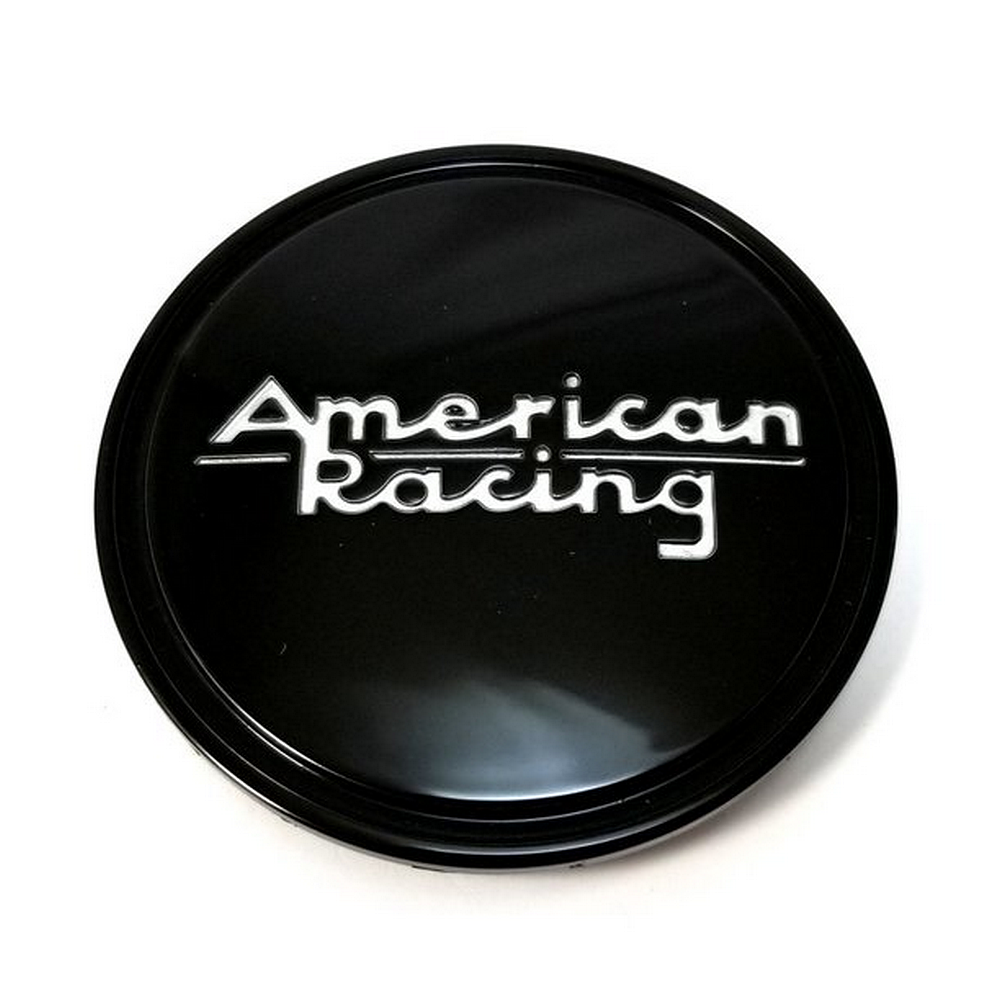 American Racing Gloss Black wheel center cap, part 1511S01