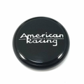 American Racing Gloss Black wheel center cap, part 1511S11