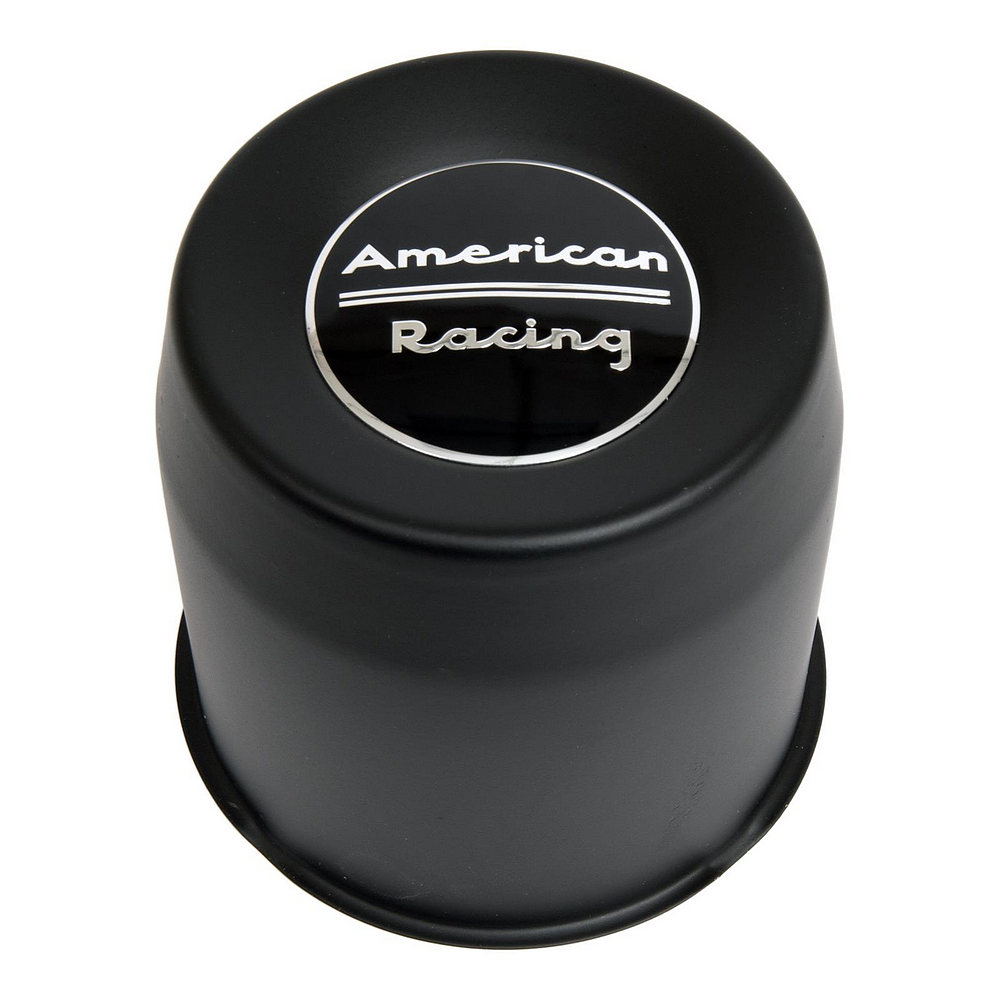 Pre-owned American Racing Satin Black wheel center cap, part 1515002SB