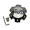 Moto Metal Chrome wheel center cap, part MO989C01