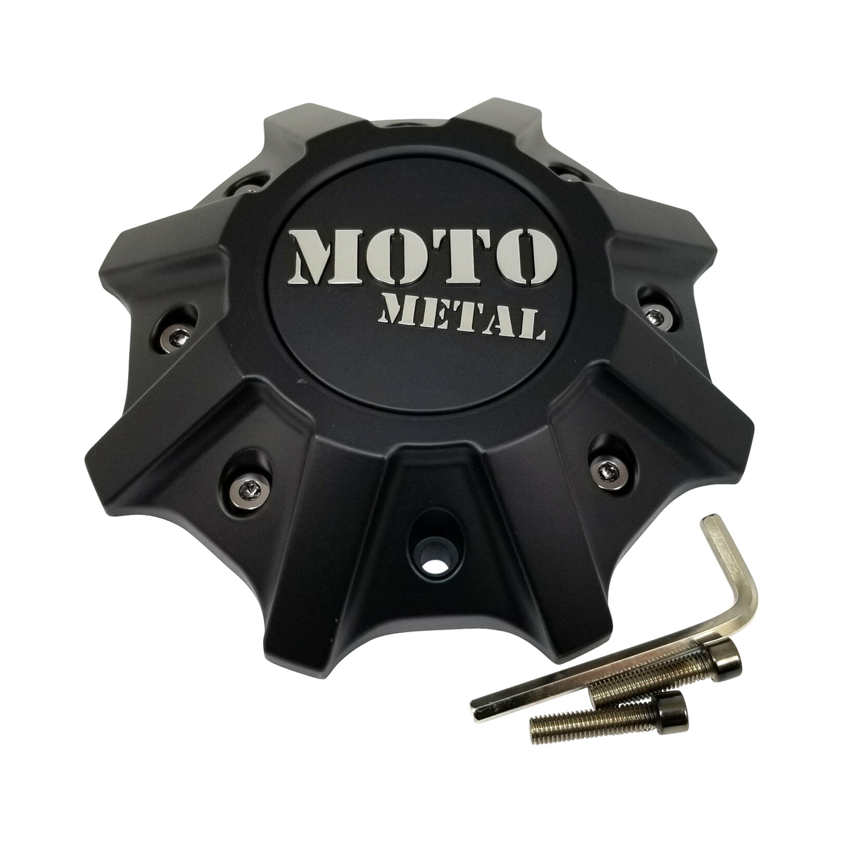 Moto Metal Black wheel center cap, part MO984CAPAN-MB