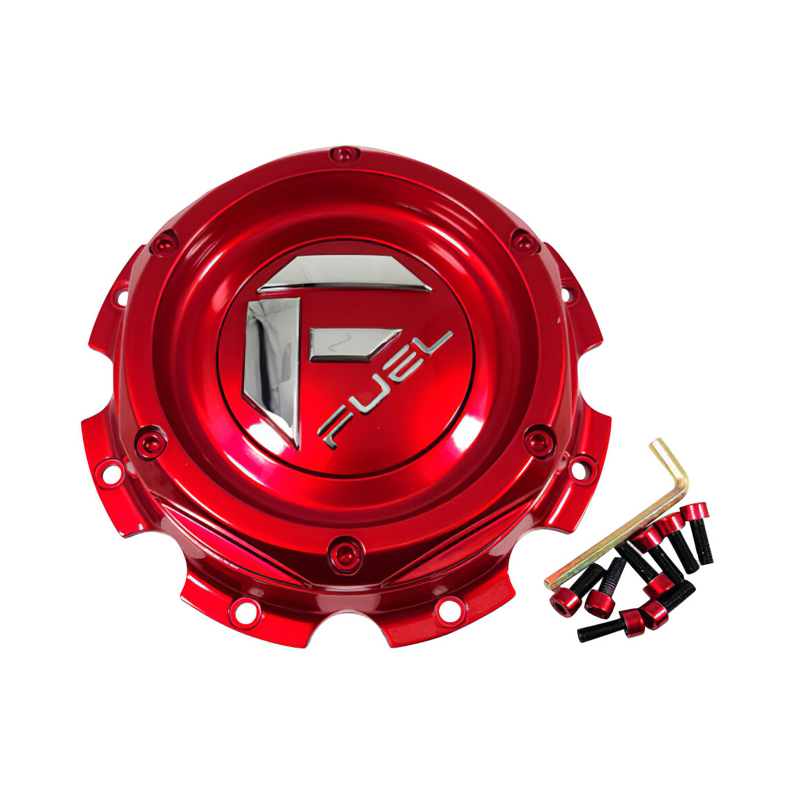 Fuel Red wheel center cap, part 1005-29GQC