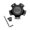 Black Rhino Hard Alloys Black wheel center cap, part CCBR45108114MB