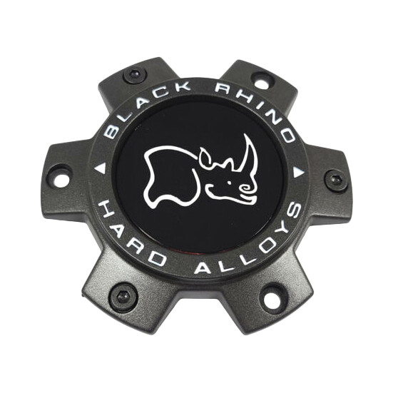 Black Rhino Hard Alloys Black wheel center cap, part CCBR3613540FG