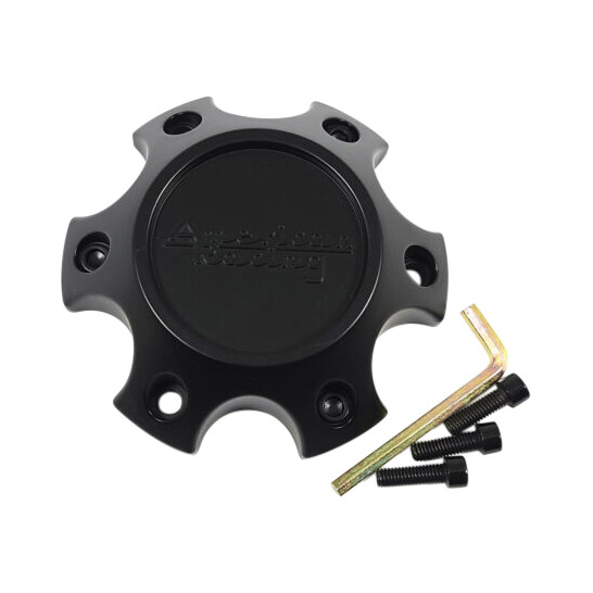 American Racing Satin Black wheel center cap, part T159L118-6-H32-S1