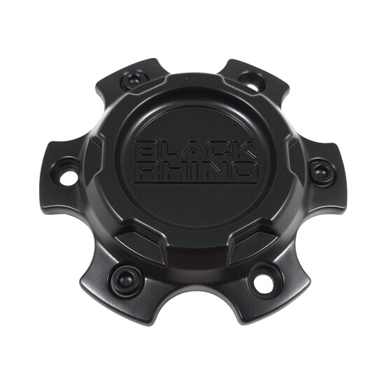 Black Rhino Hard Alloys Black wheel center cap, part CCBR56120MB