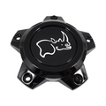 Black Rhino Hard Alloys Gloss Black wheel center cap, part CCBRL5127GB