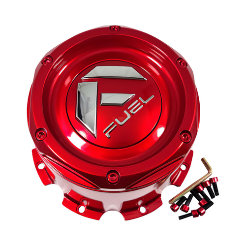 Fuel Red wheel center cap, part 1005-30GQC