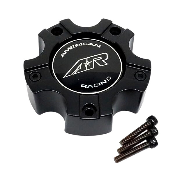 American Racing Matte Black wheel center cap, part M560MBAR