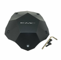 KMC Black wheel center cap, part 398L212YB003