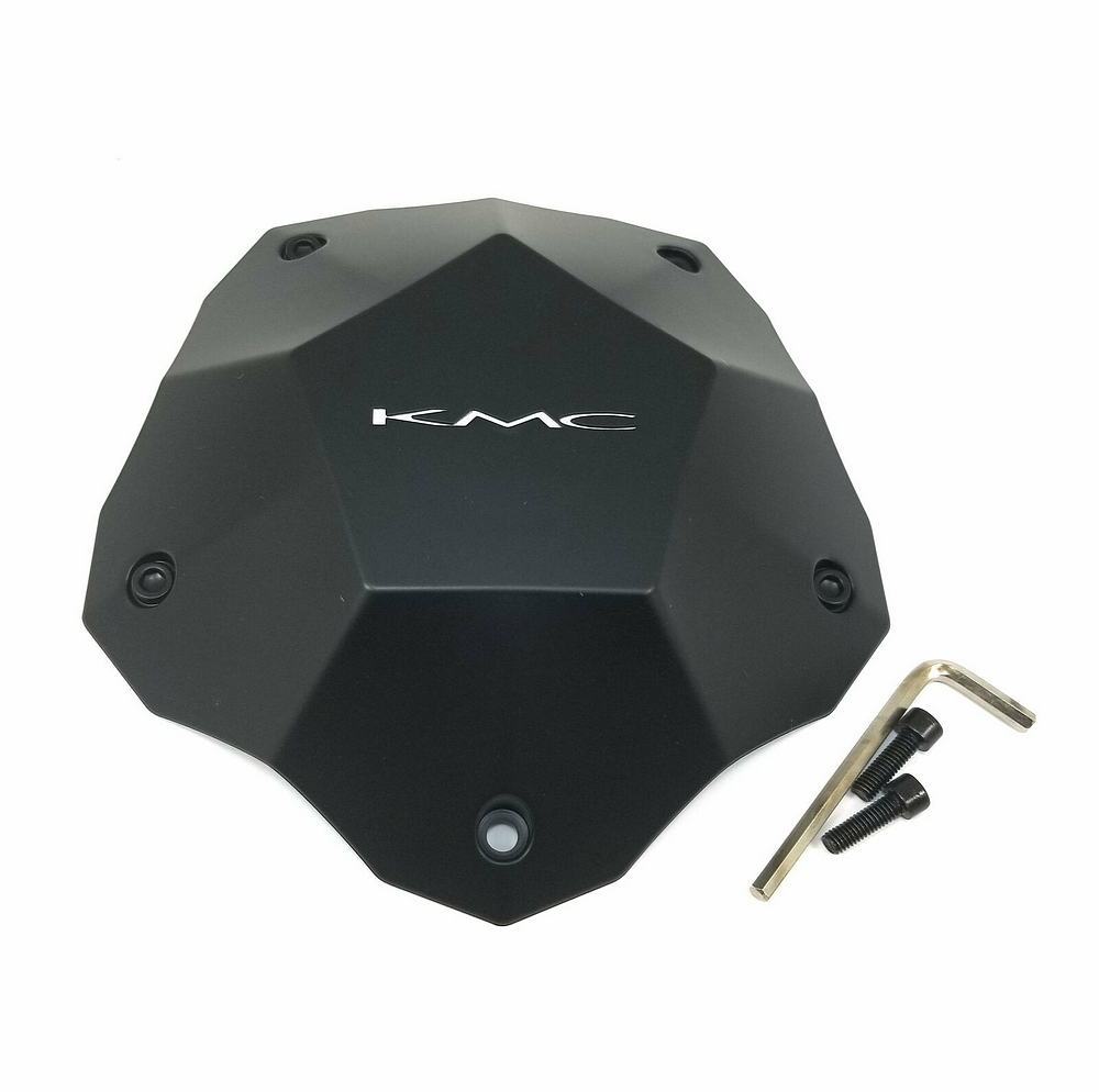 KMC Black wheel center cap, part 398L212YB003