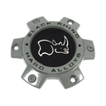 Black Rhino Hard Alloys Gray wheel center cap, part CCBR3613540BATG