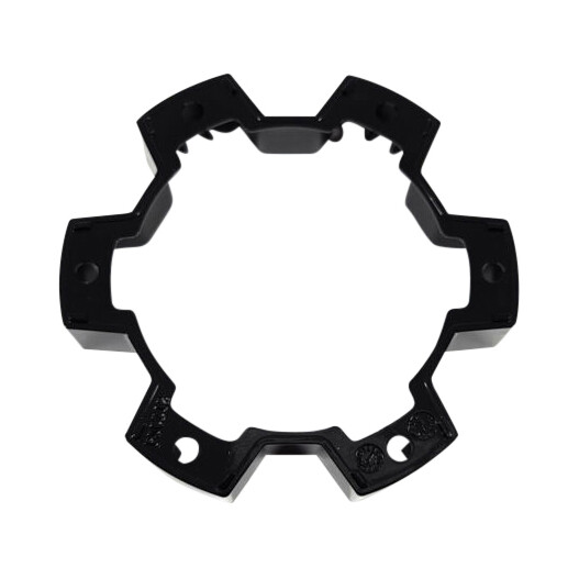 Black Rhino CCBR3SPACER6B 1-Inch Center Cap Spacer Kit | Gloss Black