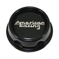 American Racing Gloss Black wheel center cap, part 1523S02