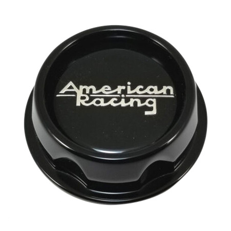 American Racing Gloss Black wheel center cap, part 1523S02