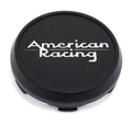American Racing Satin Black wheel center cap, part 6220K74-SB