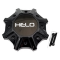 Helo Gloss Black wheel center cap, part 6256L215-B001