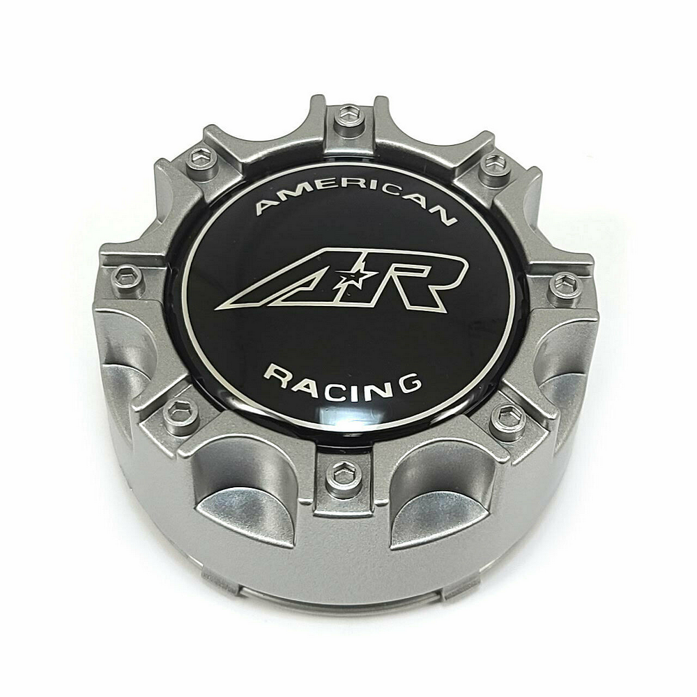 American Racing Silver wheel center cap, part AR8982CAP