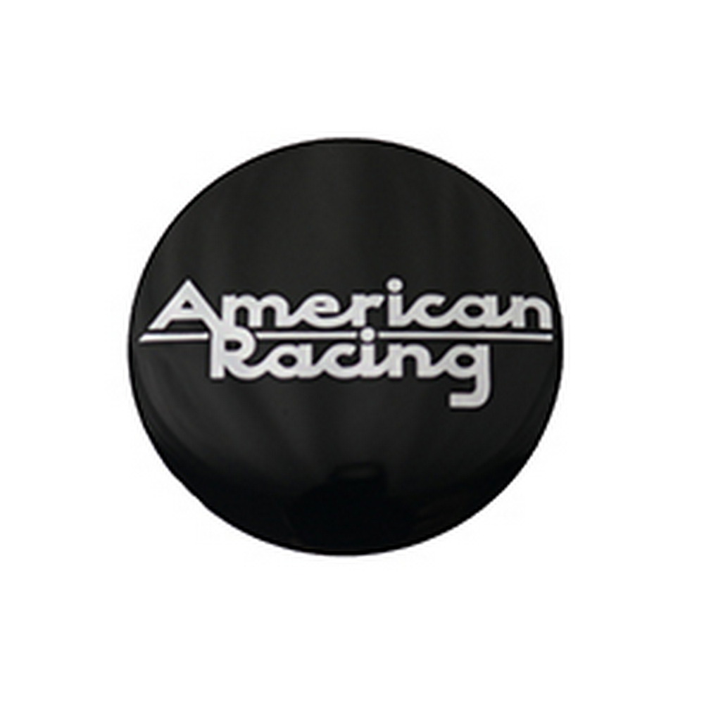 American Racing Gloss Black wheel center cap, part AR916CAPB-GB