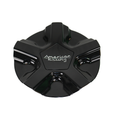American Racing Gloss Black wheel center cap, part AR921CAPB-GB