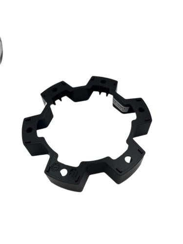 Black Rhino CCBR3SPACER6M 1-Inch Center Cap Spacer Kit | Matte Black