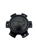 Black Rhino Hard Alloys Matte Black wheel center cap, part CCBR66135140MM