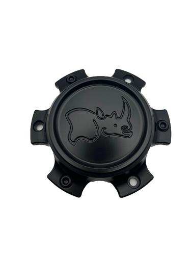 Black Rhino Hard Alloys Matte Black wheel center cap, part CCBR66135140MM