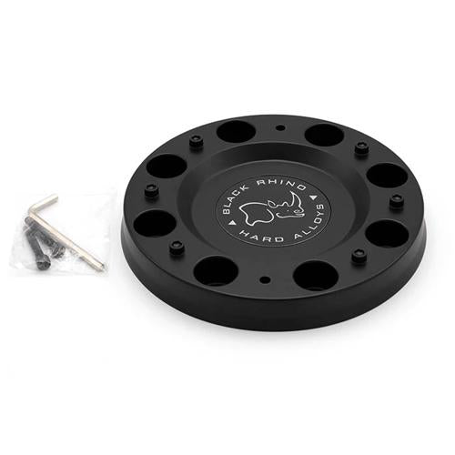 Black Rhino Hard Alloys Matte Black wheel center cap, part CCBRARM