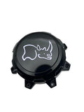 Black Rhino Hard Alloys Gloss Black wheel center cap, part CCBRL8165170GB