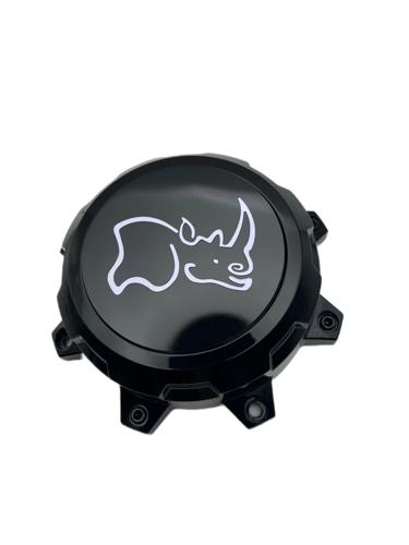 Black Rhino Hard Alloys Gloss Black wheel center cap, part CCBRL8165170GB